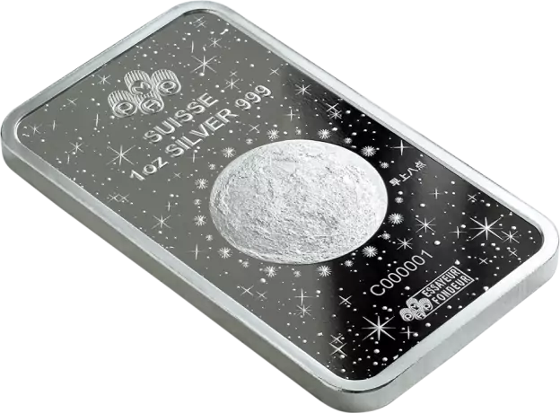 Stříbrný slitek PAMP Lunární drak azurový 2024, 1 oz