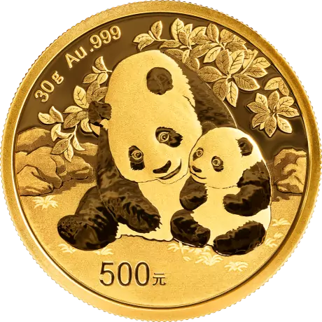 Zlatá mince Panda 30 g - 2024