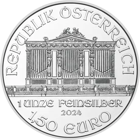 Stříbrná mince Vídeňští filharmonici 2024, 1 oz