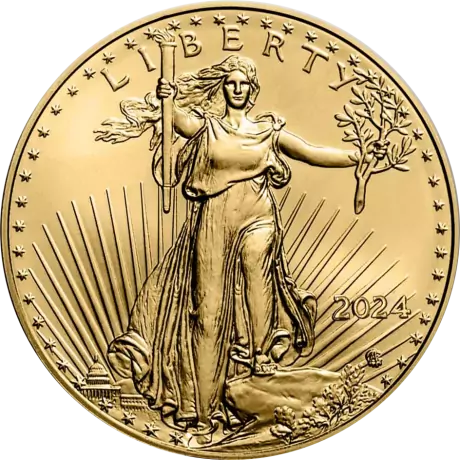Zlatá mince American Eagle 2024 - 1/4 oz