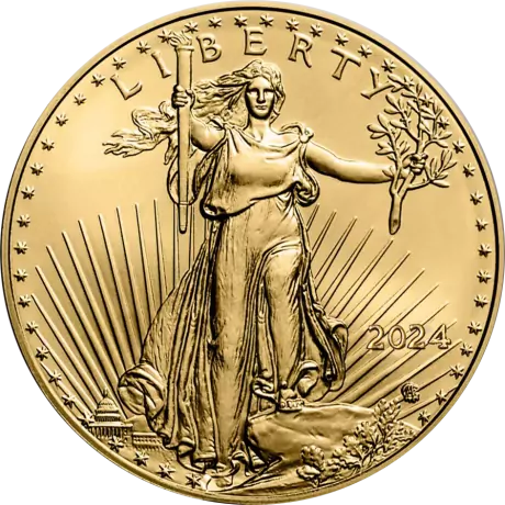 Zlatá mince American Eagle 2024 - 1/2 oz