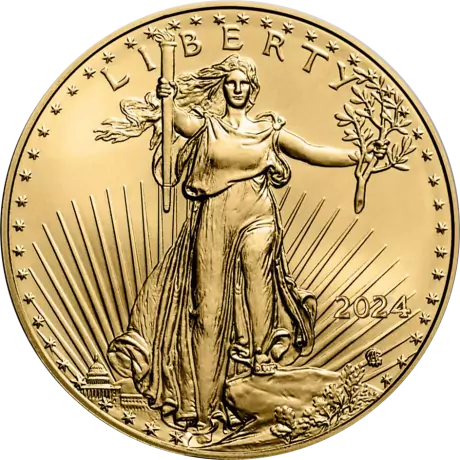 Zlatá mince American Eagle 2025, 1/2 oz