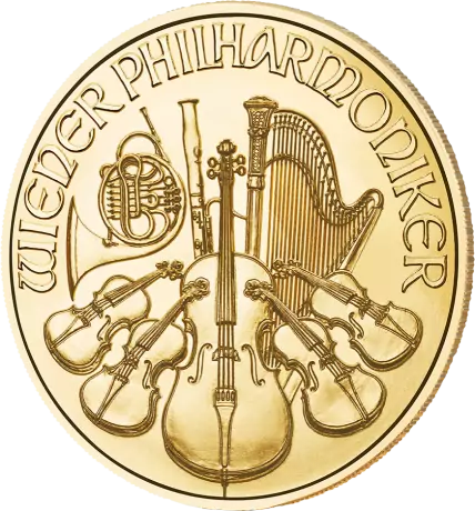 Zlatá mince Vídeňští filharmonici 2024 - 1/4 oz