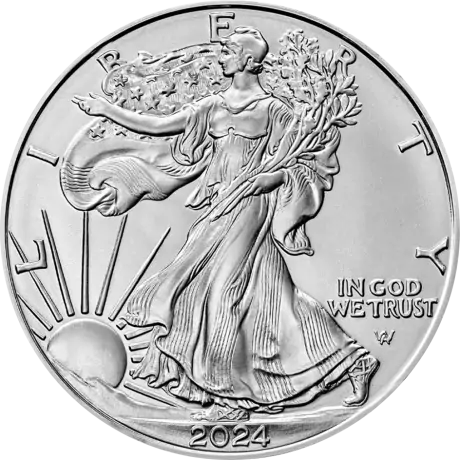 Stříbrná mince American Eagle 2024, 1oz