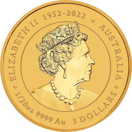 Zlatá mince Lunární série III - Rok Draka 2024, 1/20 oz