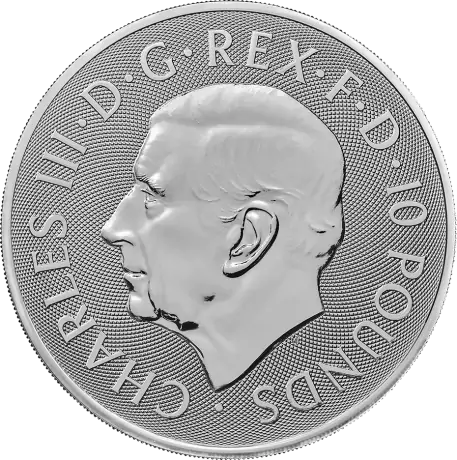 Stříbrná mince Král Artuš 2024 (série Mýty a legendy), 10 oz 