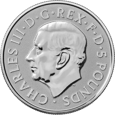 Stříbrná mince Tudorovská zvířata - Unicorn 2024, 2 oz
