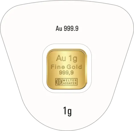 Zlatý slitek Argor Heraeus Gold Seed, 10 x 1 g