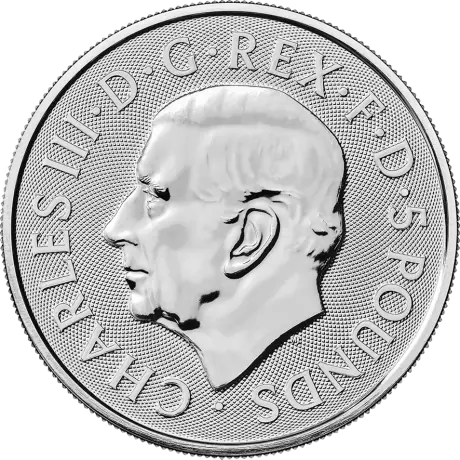 Stříbrná mince Tudorovská zvířata - Greyhound of Richmond 2025, 2 oz
