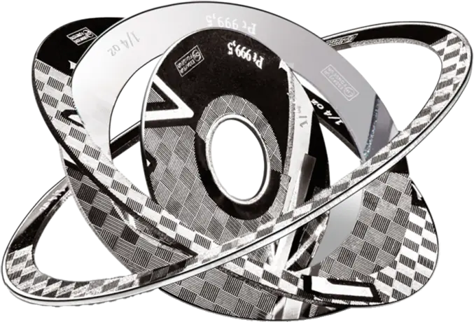 Platinový slitek Valcambi - armilární sféra (astroláb), 1 oz