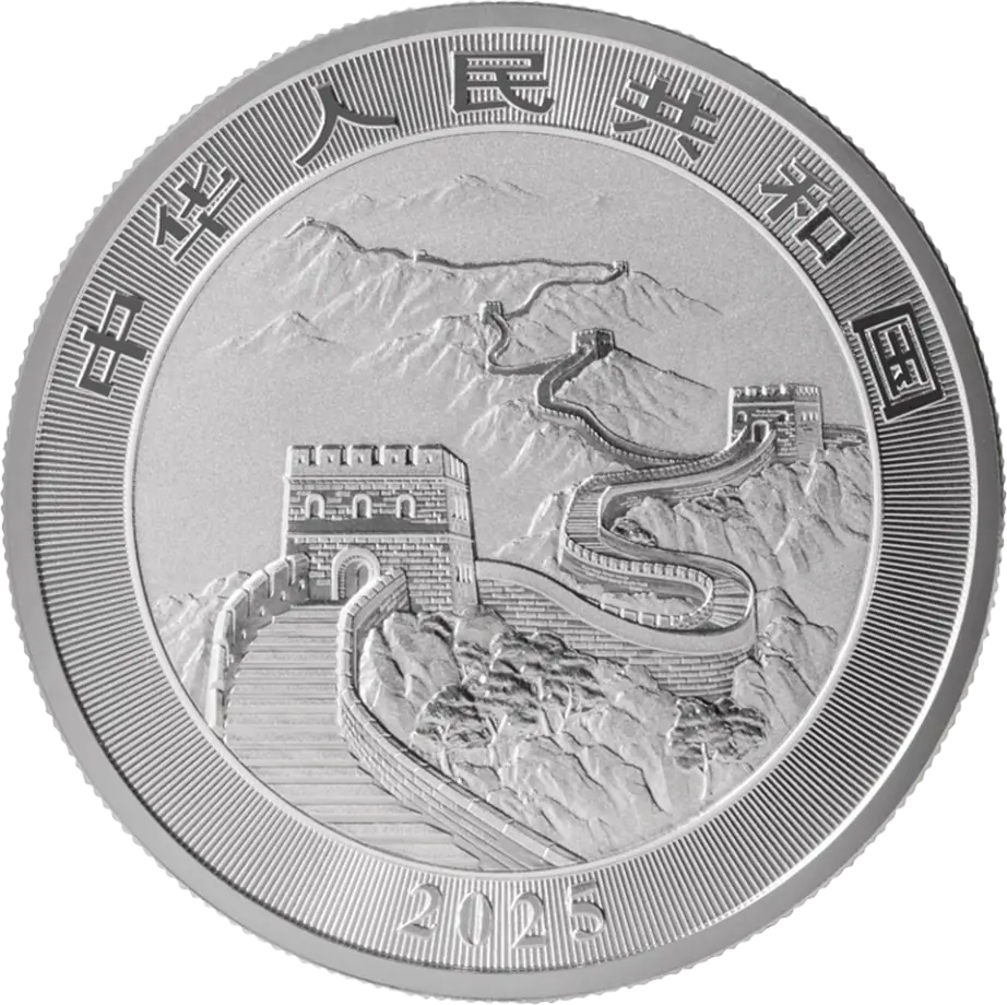 Stříbrná mince Čínský drak 2025, 1 oz