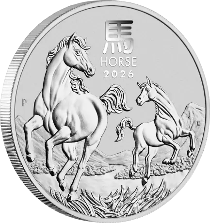Stříbrná mince Rok koně 2026 1 Oz