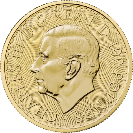 Zlatá mince Britannia Charles III 2026, 1 oz