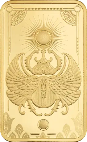 Zlatý slitek PAMP - Šťastný skarabeus, 5 g