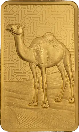 Zlatý slitek PAMP - Arabian Camel s rámečkem, 5 g