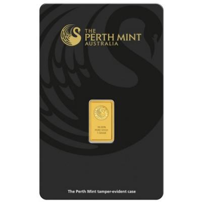 Zlatý slitek Perth Mint 1 g