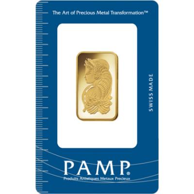 Zlatý slitek PAMP Fortuna, 20 g