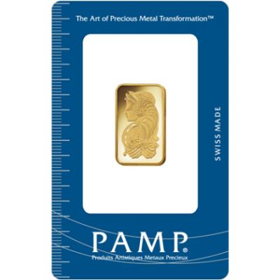 Zlatý slitek PAMP Fortuna, 10 g