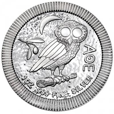 Stříbrná mince Sova 1 Oz