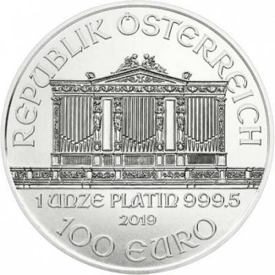 Platinová mince Vídeňští filharmonici 2025, 1 oz
