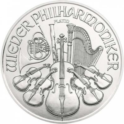 Platinová mince Vídeňští filharmonici 2025, 1 oz