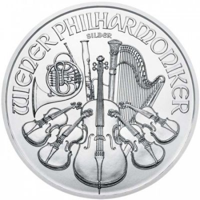 Stříbrná mince Vídeňští filharmonici 1 Oz 