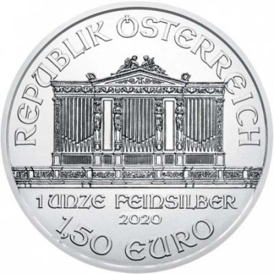 Stříbrná mince Vídeňští filharmonici 1 oz, různé roky