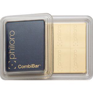 Zlatý slitek Philoro 1 oz Combibar  (10 x 1/10 oz)