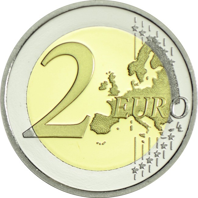 2 Euro Mince Královna Beatrix a korunní princ Willem Alexander PP