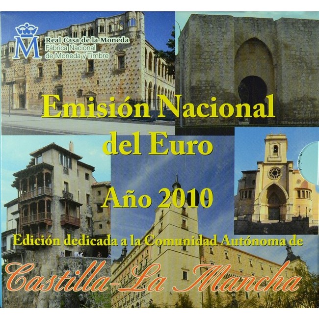 5.88 Euro CuNi / stříbrná mince Castilla-La Mancha Španělsko 2010 OSN