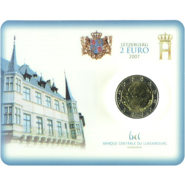 2 Euro CuNi Velkovévodský palác v blistru OSN