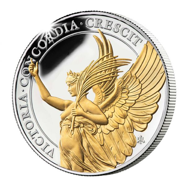 1 libra Stříbrná mince Vítězství 1 Oz