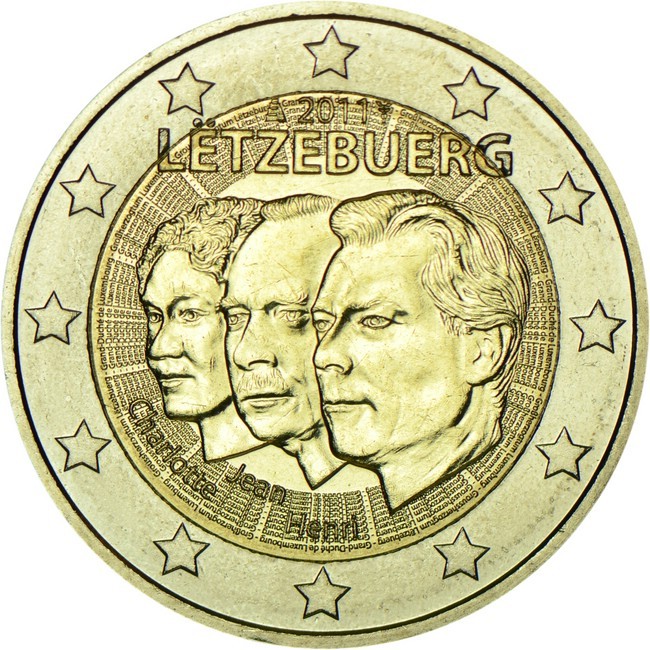 2 Euro CuNi Jan Lucemburský OSN