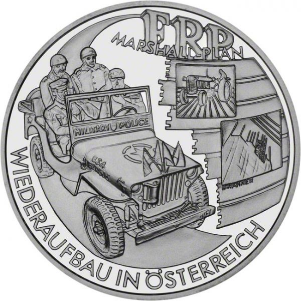 20 Euro Stříbrná mince Poválečné období