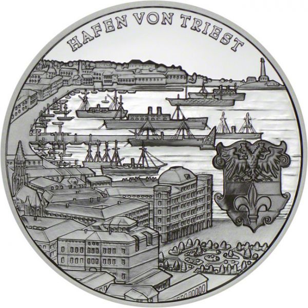 20 Euro Stříbrná mince Rakouské obchodní loďstvo