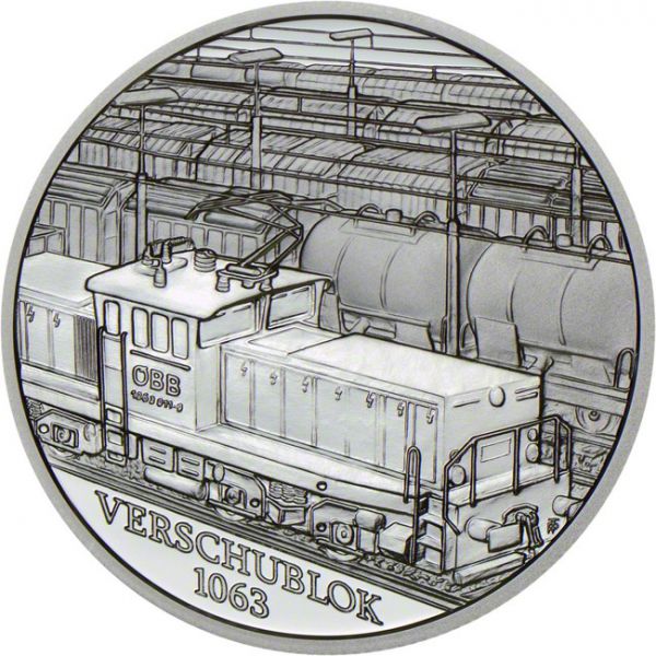 20 Euro Stříbrná mince Železnice budoucnosti PP