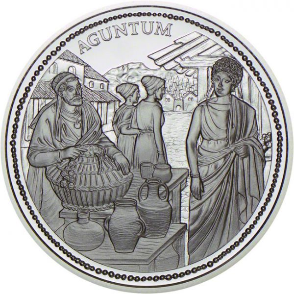 20 Euro Stříbrná mince Agunta PP
