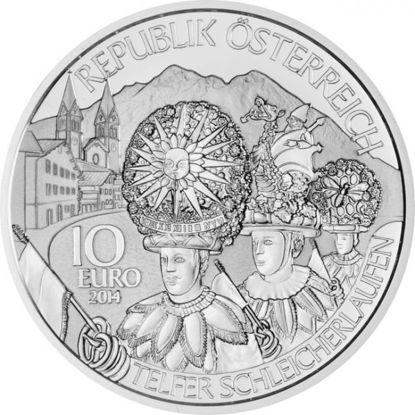 Tyrolsko 2014, stříbrná mince