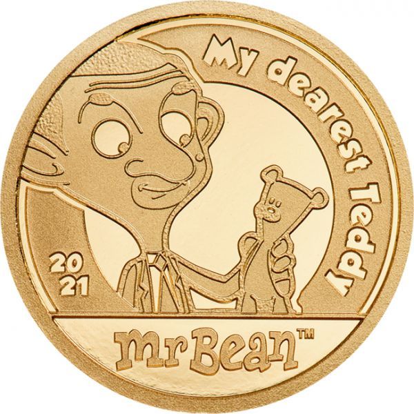 5 dolar Zlatá mince Mr. Bean