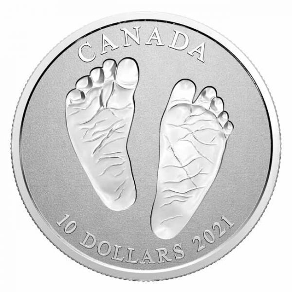 10 dolar Stříbrná mince Narozen v roce 2021