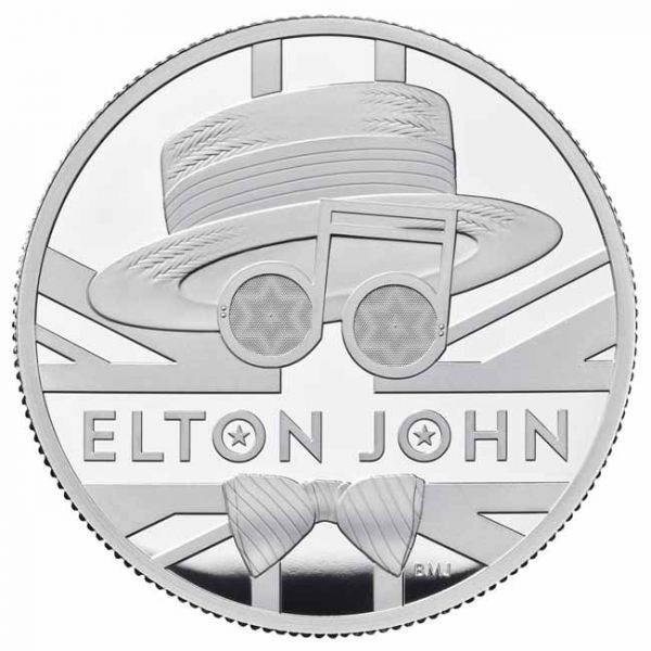 5 libra Stříbrná mince Elton John