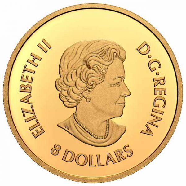 8 dolar Zlatá mince Triumfální drak