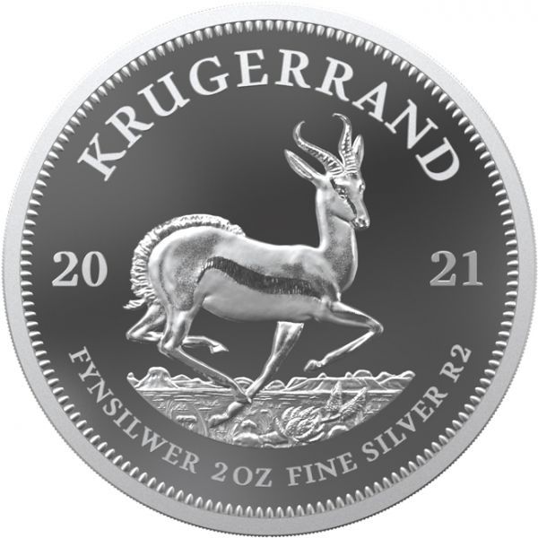 Stříbrná mince Krugerrand 2 Oz PP