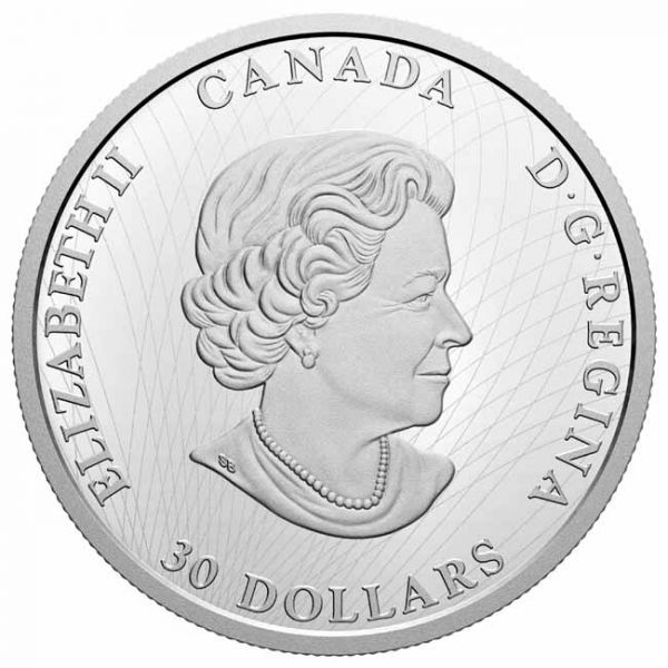 30 dolar Stříbrná mince Severozápadní teritorium