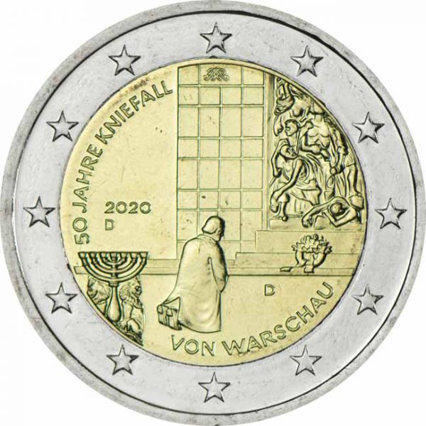 2 Euro CuNi Varšavské pokleknutí - D