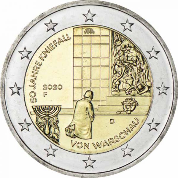 2 Euro CuNi Varšavské pokleknutí - F