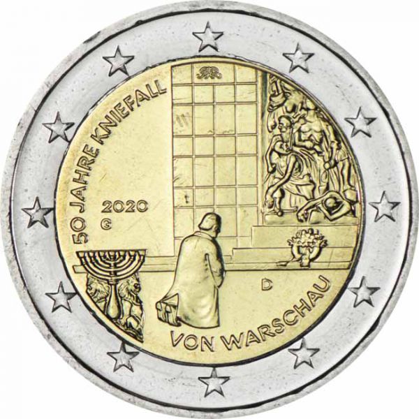 2 Euro CuNi Varšavské pokleknutí - G
