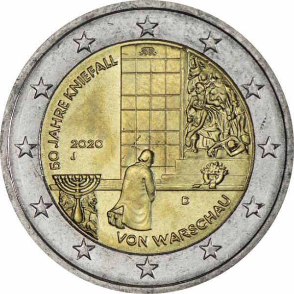 2 Euro CuNi Varšavské pokleknutí - J