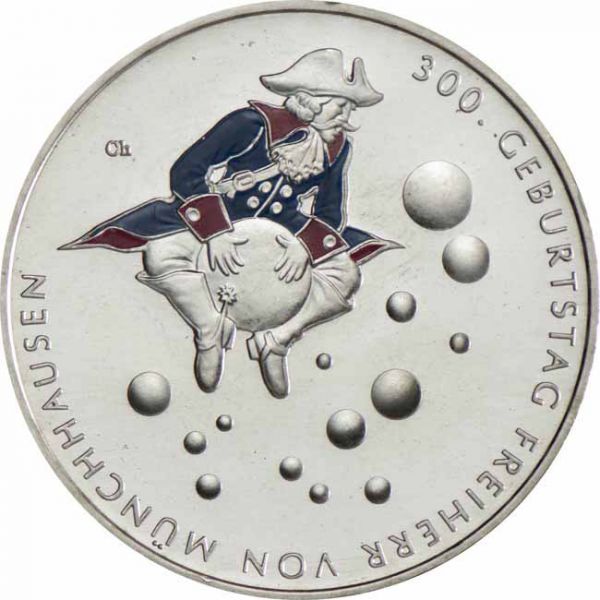 20 Euro Stříbrná mince Baron Prášil BU