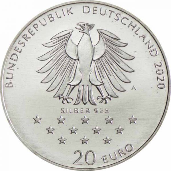 20 Euro Stříbrná mince Baron von Münchhausen BU